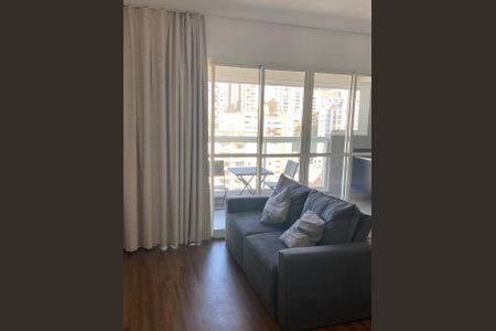 Sala de apartamento para alugar com 1 quarto, 39m² em Panamby, São Paulo
