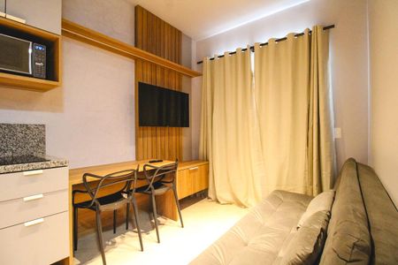 Sala de apartamento para alugar com 1 quarto, 23m² em Vila Clementino, São Paulo