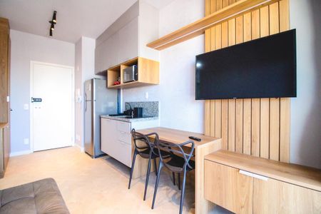 Sala de apartamento para alugar com 1 quarto, 23m² em Vila Clementino, São Paulo