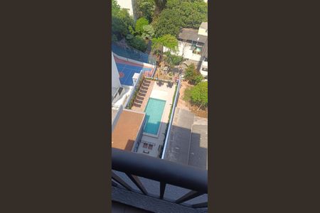 Studio à venda com 27m², 1 quarto e sem vagaVista da varanda