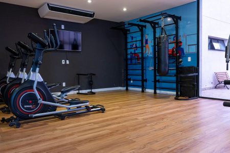 Apartamento para alugar com 101m², 2 quartos e 2 vagas Apartamento para alugar com 101m², 2 quartos e 2 vagasÁrea comum - Academia