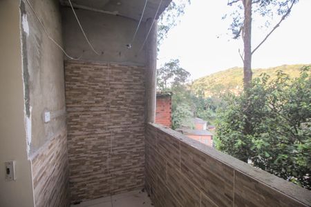Varanda do Quarto 1 de casa para alugar com 3 quartos, 85m² em Recreio da Borda do Campo, Santo André