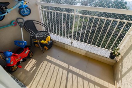 Varanda da Sala de apartamento à venda com 2 quartos, 70m² em Jardim Maria Rosa, Taboão da Serra