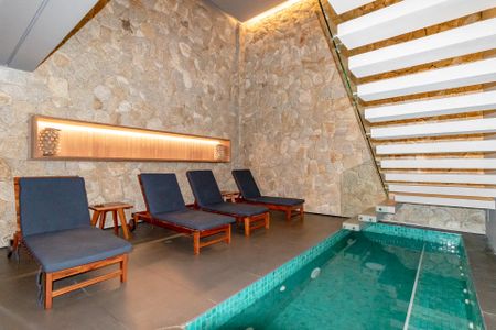 Studio para alugar com 43m², 1 quarto e 1 vaga Studio para alugar com 43m², 1 quarto e 1 vagaÁrea comum - Spa