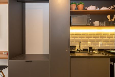 Studio para alugar com 35m², 1 quarto e sem vagaCozinha