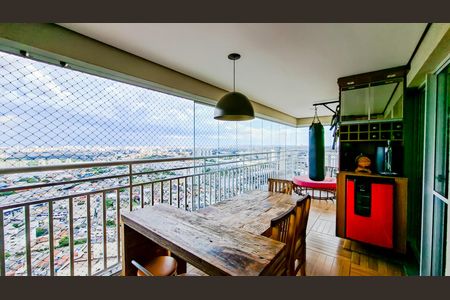 Varanda da Sala de apartamento para alugar com 3 quartos, 91m² em Vila Augusta, Guarulhos