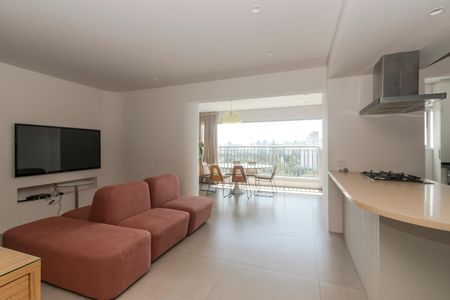 Sala de apartamento para alugar com 2 quartos, 92m² em Santo Amaro, São Paulo