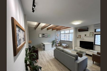 Sala de apartamento à venda com 2 quartos, 78m² em Copacabana, Rio de Janeiro