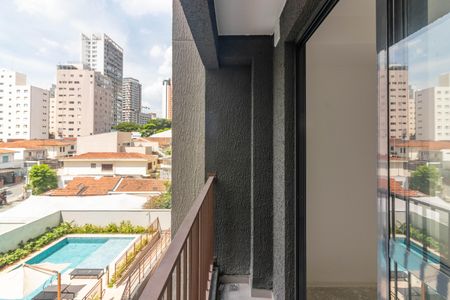 Varanda de kitnet/studio à venda com 1 quarto, 25m² em Vila Olímpia, São Paulo