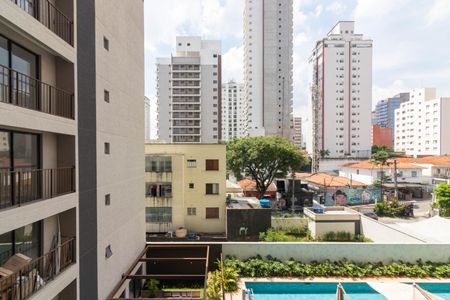 Vista da Varanda de kitnet/studio à venda com 1 quarto, 25m² em Vila Olímpia, São Paulo