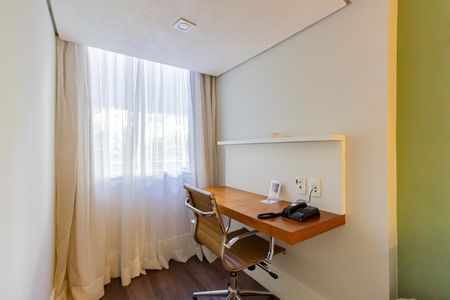 Detalhe Sala de apartamento à venda com 1 quarto, 36m² em Cidade Monções, São Paulo