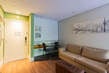 Sala de apartamento à venda com 1 quarto, 36m² em Cidade Monções, São Paulo