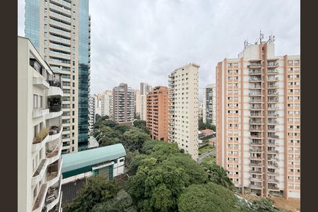 Vista da Sacada do Studio de apartamento para alugar com 1 quarto, 27m² em Campo Belo, São Paulo