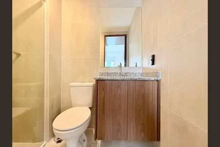 Apartamento para alugar com 27m², 1 quarto e sem vaga Apartamento para alugar com 27m², 1 quarto e sem vagaBanheiro social