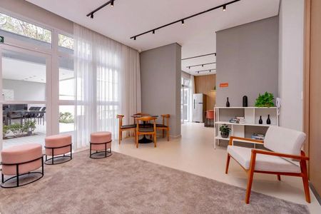 Área comum de apartamento para alugar com 1 quarto, 27m² em Campo Belo, São Paulo