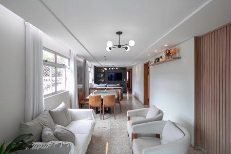 Sala  de apartamento à venda com 4 quartos, 128m² em Floresta, Belo Horizonte