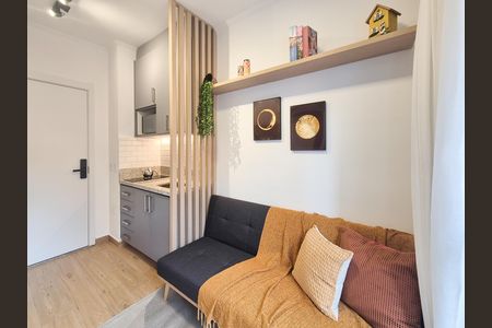 Sala de apartamento para alugar com 1 quarto, 25m² em Vila Nova Conceição, São Paulo