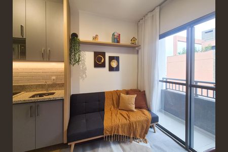 Sala de apartamento para alugar com 1 quarto, 25m² em Vila Nova Conceição, São Paulo