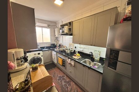 Cozinha de apartamento à venda com 2 quartos, 48m² em Vila Rosa, Novo Hamburgo