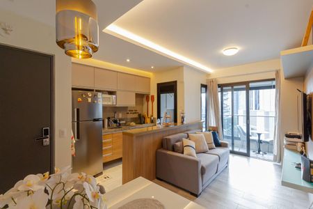 Sala de apartamento para alugar com 1 quarto, 46m² em Itaim Bibi, São Paulo