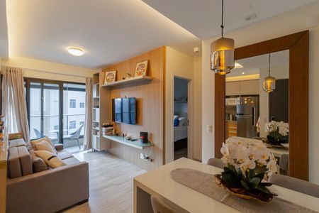 Sala de apartamento para alugar com 1 quarto, 46m² em Itaim Bibi, São Paulo