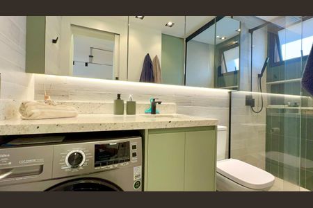 Apartamento para alugar com 45m², 1 quarto e 1 vaga Apartamento para alugar com 45m², 1 quarto e 1 vagaBanheiro