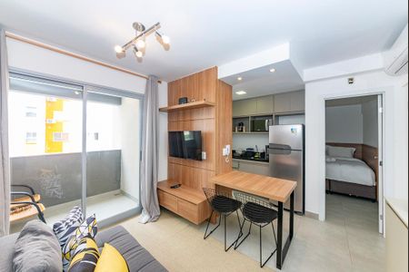 Sala de apartamento para alugar com 1 quarto, 39m² em Barro Preto, Belo Horizonte