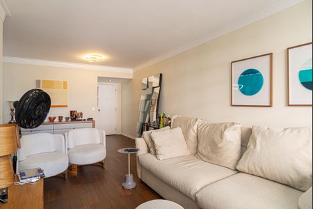 Sala de apartamento à venda com 3 quartos, 128m² em Jardins, São Paulo
