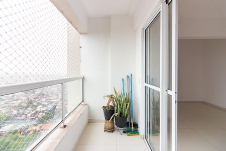 Varanda da Sala de apartamento para alugar com 2 quartos, 47m² em Padroeira, Osasco
