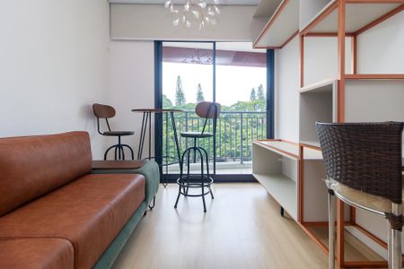 Sala de apartamento para alugar com 2 quartos, 45m² em Santo Amaro, São Paulo