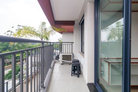 Sala - Varanda de apartamento para alugar com 2 quartos, 45m² em Santo Amaro, São Paulo
