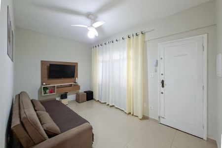 Sala de apartamento para alugar com 2 quartos, 55m² em Aviação, Praia Grande