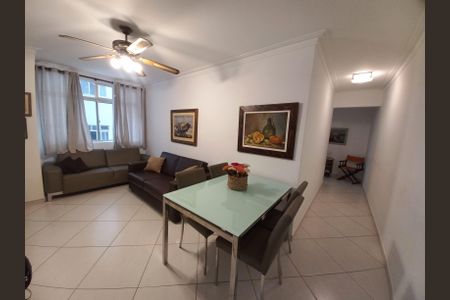 Sala de apartamento para alugar com 2 quartos, 74m² em Itararé, São Vicente