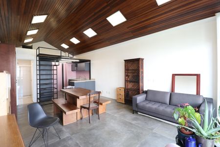 Sala de apartamento para alugar com 1 quarto, 42m² em Vila Romana, São Paulo