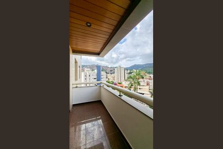 Varanda da Sala de apartamento para alugar com 4 quartos, 119m² em Serra, Belo Horizonte