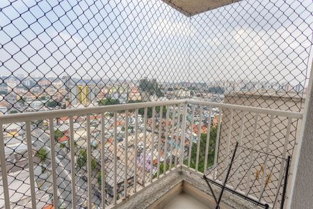 Varanda da sala de apartamento para alugar com 2 quartos, 56m² em Taboão, São Bernardo do Campo