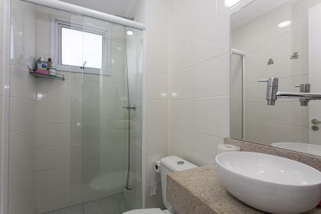 Banheiro de apartamento à venda com 1 quarto, 43m² em Vila Brás Cubas, São Paulo