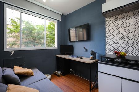 Sala de apartamento para alugar com 1 quarto, 24m² em Paraíso do Morumbi, São Paulo