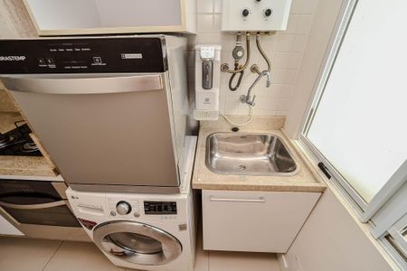 Apartamento à venda com 58m², 2 quartos e 1 vagaCozinha e Área de Serviço