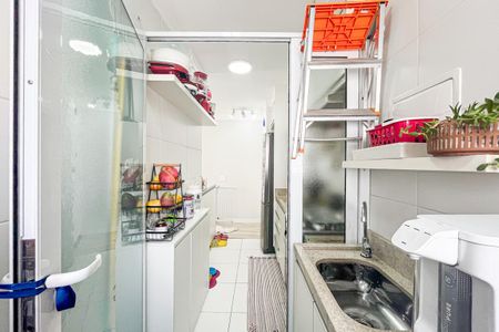 Apartamento à venda com 60m², 2 quartos e 1 vagaCozinha e Área de Serviço