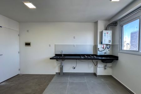 Apartamento para alugar com 32m², 1 quarto e sem vaga Apartamento para alugar com 32m², 1 quarto e sem vagaCozinha e Área de Serviço