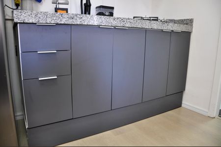 Apartamento para alugar com 26m², 1 quarto e sem vaga Apartamento para alugar com 26m², 1 quarto e sem vagaDetalhe - Cozinha Americana