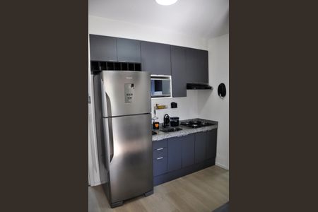 Apartamento para alugar com 26m², 1 quarto e sem vaga Apartamento para alugar com 26m², 1 quarto e sem vagaDetalhe - Cozinha Americana