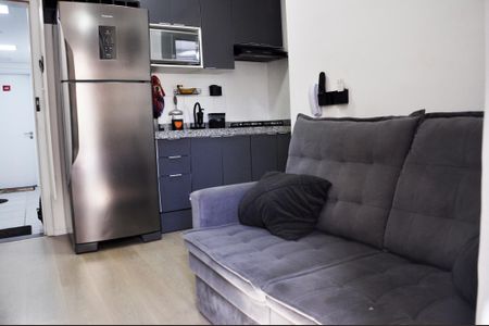 Apartamento para alugar com 26m², 1 quarto e sem vaga Apartamento para alugar com 26m², 1 quarto e sem vagaDetalhe - Sala