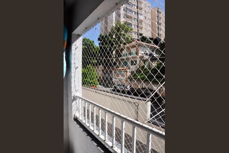 Detalhe - Varanda da Sala de apartamento para alugar com 1 quarto, 26m² em Vila Mangalot, São Paulo