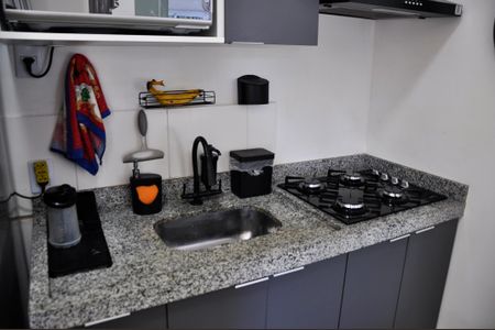 Apartamento para alugar com 26m², 1 quarto e sem vaga Apartamento para alugar com 26m², 1 quarto e sem vagaDetalhe - Cozinha Americana