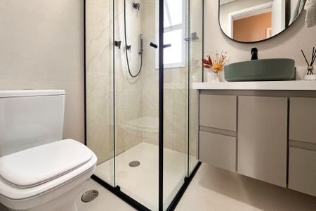 Apartamento à venda com 68m², 2 quartos e 2 vagas Apartamento à venda com 68m², 2 quartos e 2 vagasBanheiro Social