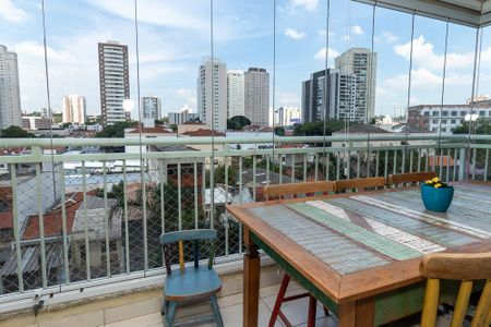 Varanda Gourmet de apartamento à venda com 3 quartos, 133m² em Vila Romana, São Paulo