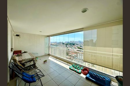 Varanda da Sala de apartamento à venda com 3 quartos, 114m² em Vila Galvão, Guarulhos