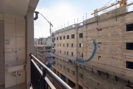 Varanda da Sala de apartamento para alugar com 2 quartos, 40m² em Usina Piratininga, São Paulo